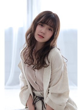 ヘアリゾート バレンタイン(hair+resort valentine) 【valentine松永】フォギーベージュ * ふわセミディ