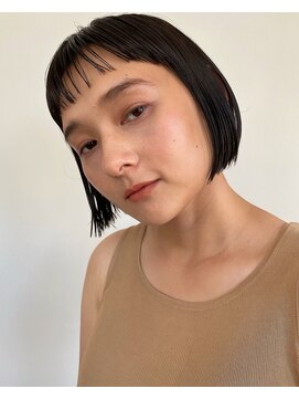 イルフレール(ill frere) ボブ 前髪 ぱっつん まとまり 似合わせカット 中津 梅田