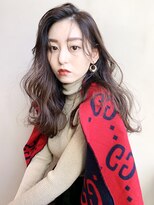 アルバム 銀座(ALBUM GINZA)&nbsp;フェミニンレイヤー_ウェーブパーマフォギーベージュ_86771