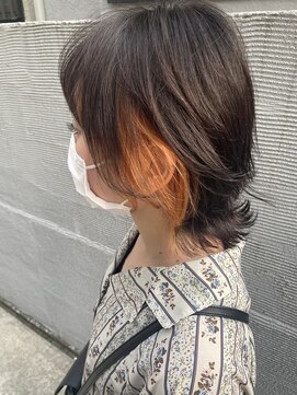 アース 町田店(HAIR & MAKE EARTH) ウルフレイヤー【インナーカラーver】