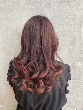 アラモア 国立(Alamoa) ナチュラルグラデーション×カシスピンク