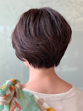 オーシャン(Ocean) ［OCEAN Hair&Life 水田成美］マロンベージュ×ショートスタイル