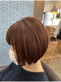 オレンジミニボブ