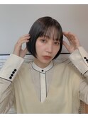 ミニボブ、ミントベージュ