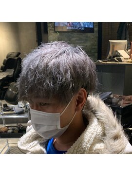 メンズヘアースパイス 本庄(Mens Hair SPICE) シルバーマッシュ