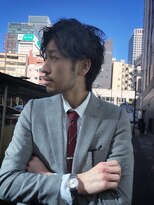 リップスヘアー 銀座(LIPPS hair)&nbsp;大人パーマスタイル　メンズパーマ　銀座メンズ美容室