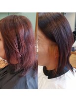 ピンプニー(Pimpny)&nbsp;☆エイジング毛のグレイカラーとインナーカラー☆