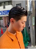 バーバー 刈り上げショート/アップバング/フェードカット