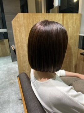 テラスヘア センダイ(TERRACE hair SENDAI) 艶髪ボブ【髪質改善縮毛矯正使用】
