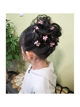 ひみつきち 七五三スタイル★レトロモダン風な