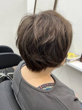 ビーズカラー ヤマザワ富谷成田店 脱白髪／フォギーベージュ/N.カラー