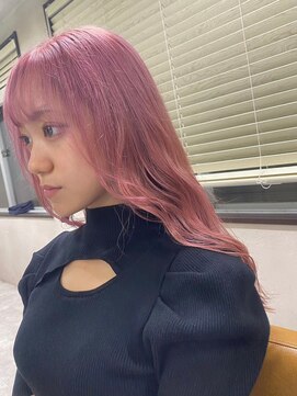アジールヘア 東上野店(agir hair) 20代30代大人透明感ピンクケアブリーチロング【上野】