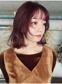 秋のこっくりチェリーレッド 20代30代