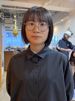 グリーン 渋谷(green)&nbsp;黒髪/グレーベージュ/ボブ/レイヤー/前髪カット/髪質改善