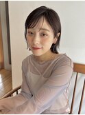 切りっぱなしボブ/顔周りレイヤー/前髪/原宿神宮前