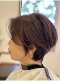 涼しく見えるハンサムショート