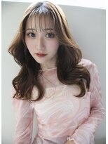 フィガロ ウメダ(FIGARO UMEDA) 【梅田】30代ヘアシースルーバング上品セミロングレイヤー