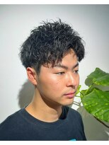 オリジン サロン(THE ORIGIN'S SALON) アップバングショート/ツイストスパイラルパーマ