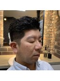 カッコよさと渋さを兼ね揃えたサイドパート【メンズカット】