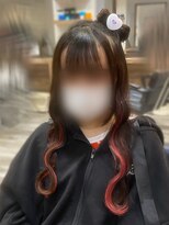 ヘアセット アリエス 新宿駅前店(aries)&nbsp;りんごちゃんリボン