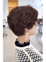 アルテヘアー(arte HAIR) ショートパーマ/レッドオレンジ