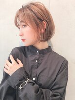 セイドット リー(Say. Ree)&nbsp;Say.ショートボブチェリーブラウンチェリーレッドデジタルパーマ