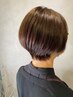 カット+リタッチカラー(白髪染め可) +link３stepトリートメント/泡パック付