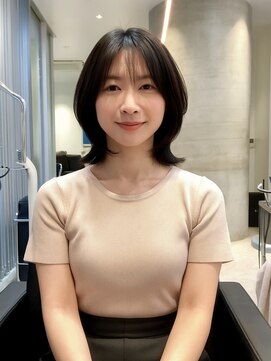 六本木美容室 ヒロオ(HIROO) 外ハネ/ミディアムレイヤー/30代/40代/50代