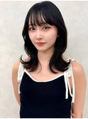 レイヤー/ネビージュ/韓国ヘア/イメチェン/縮毛矯正/中野/