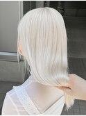 【GEEKS渋谷】ホワイトブロンド/ハイトーン/ブリーチ/夏カラー