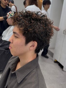 フィフス 渋谷(fifth) 無造作スパイキーショートパーマ渋谷スパイキーパーマ短髪パーマ