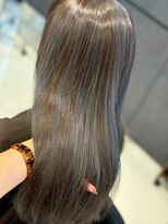 アース 南福島店(HAIR&MAKE EARTH)&nbsp;ブルー　 グレイジュ