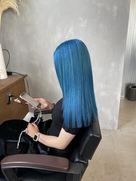 リジョイスヘア レイ(REJOICE hair Lei) Ocean blue 担当AKIRA
