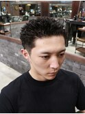 黒髪イージーパーマ/イージードリル/スパイキーベリーショート