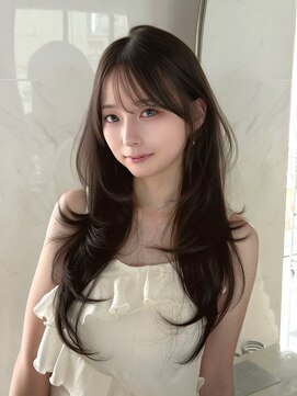 キティー(kiti) グレージュ/レイヤーカット/ハッシュカット/オリーブベージュ/栄