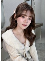 ボタン ハカタ(VOTAN hakata) 【votan坂本早苗】レイヤーカット/ブラウンカラー/ぱっつん/前髪