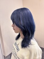 テン バイ アンブルリュクス 池袋(teN +by ambleluxe) ブリーチ/ブルー