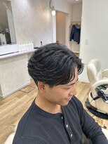 ヘアアンドフェイス ルースト(hair&face ROOST)&nbsp;MEN’S HAIR/センターパート/フェザーパーマ/ニュアンスパーマ