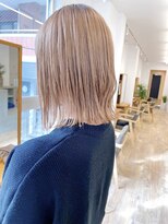 セイドット オモテサンドウ(Say. omotesando) Say.ボブレイヤーヘーゼルグレージュアッシュブロンド表参道青山