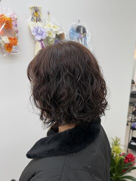 アニー 松戸(ANNI) 松戸/オリーブグリーン シャドールーツ チョコレートブラウン