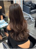 大人可愛いハイライト×レイヤーカット