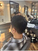 MEN’S HAIR/サーフカール/刈り上げセンターパート/印西市