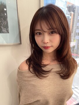 ハニーシブヤ(HONEY shibuya) レイヤーカット/スウィートベージュ/ハッシュカット/髪質改善3