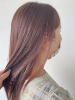 カロンヘア(Kalon hair)&nbsp;イヤリングカラー ピンク×ベージュ
