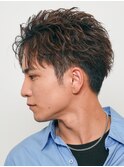 原宿メンズパーマニュアンスパーマフェザーパーマセンターパート