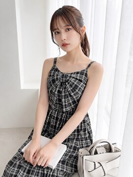 アッシュ 志木南口店(Ash) 韓国風シースルーバング×おくれ毛アレンジ