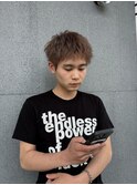 ベージュ／スパイキーショート