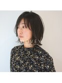 【DOVEY】軽めの切りっぱなし　ボブ。