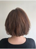 スタイリングが簡単なボブ