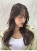 メルティカラーシースルーレイヤーくびれヘア
